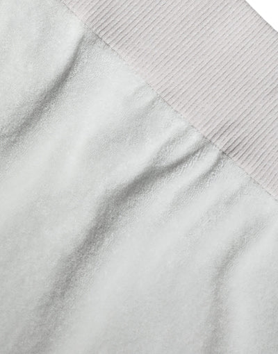 Dolce &amp; Gabbana Witte Nylon Stretch Trui met Ronde Hals
