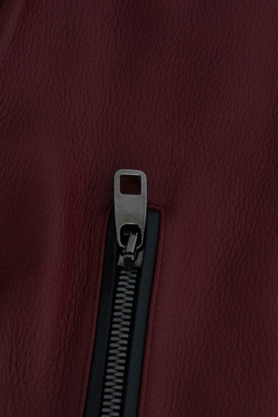 Veste en cuir de cerf rouge Dolce &amp; Gabbana
