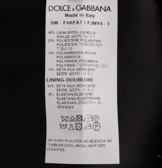 Dolce &amp; Gabbana Goud Zwarte Korte Minirok