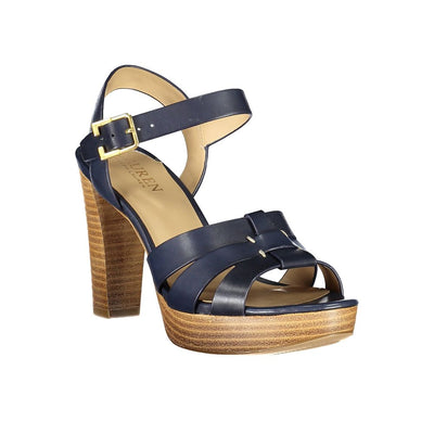 Ralph Lauren Blauwe Leren Sandaal