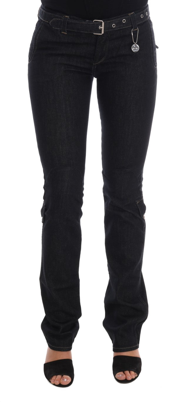 Costume National Blue Katoenen Stretch Slim Fit Jeans