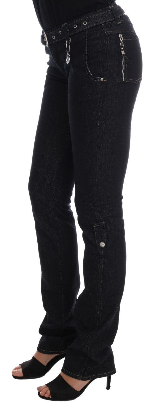 Costume National Blue Katoenen Stretch Slim Fit Jeans