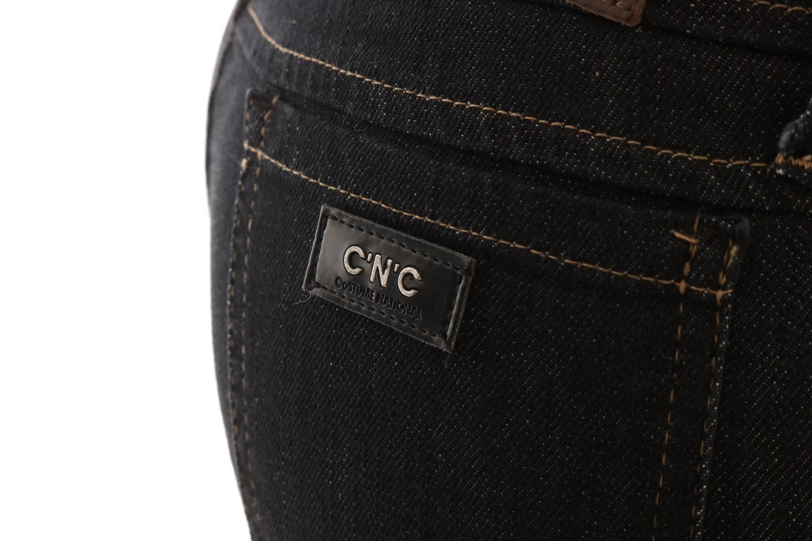 Costume National Blue Katoenen Stretch Slim Fit Jeans