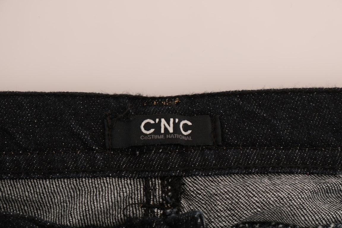 Costume National Blue Katoenen Stretch Slim Fit Jeans