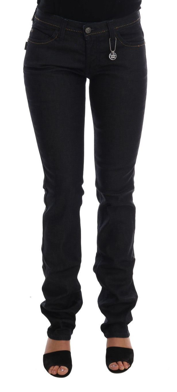 Costume National Blue Katoenen Stretch Slim Fit Jeans
