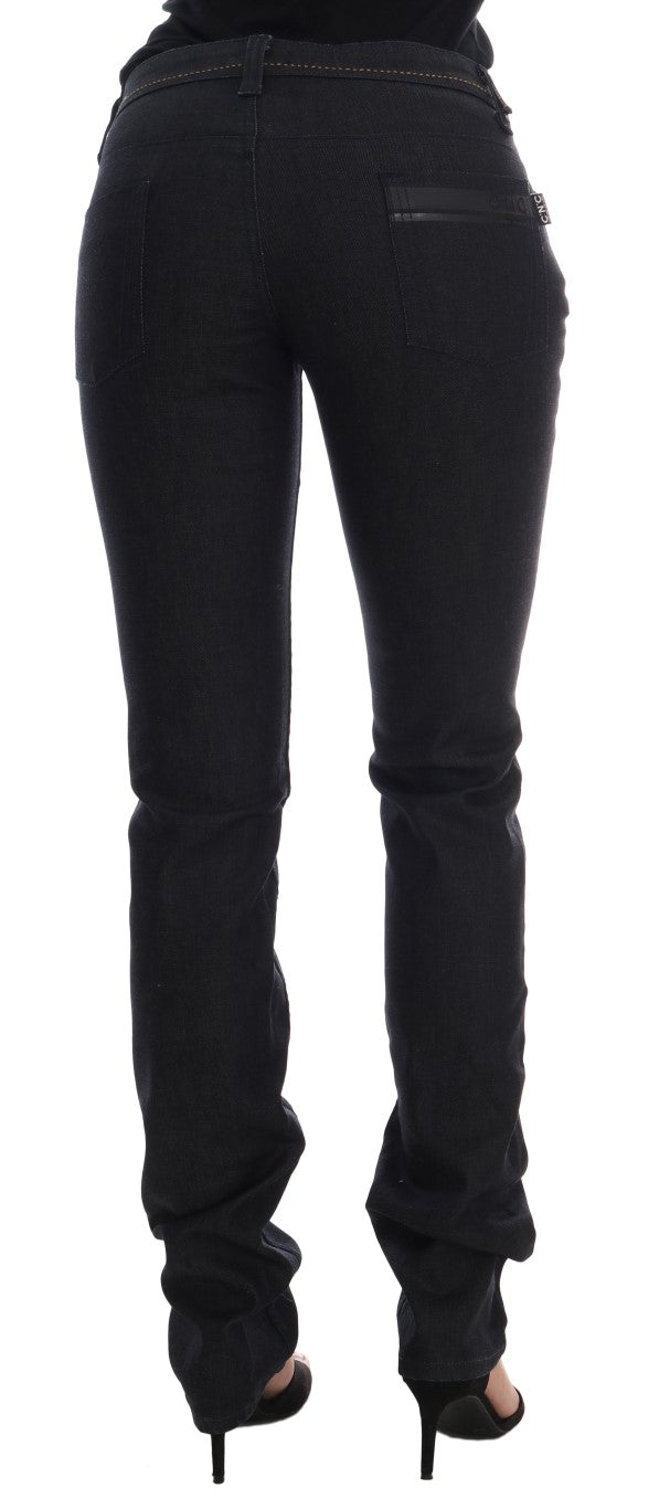 Costume National Blue Katoenen Stretch Slim Fit Jeans