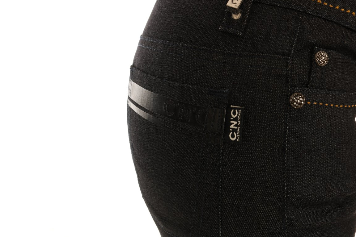 Costume National Blue Katoenen Stretch Slim Fit Jeans