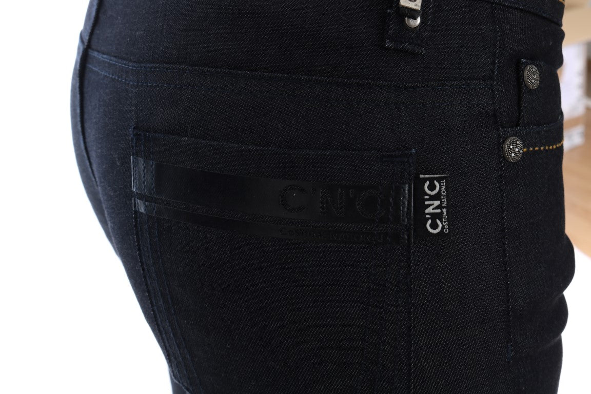 Costume National Blue Katoenen Stretch Slim Fit Jeans