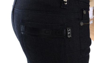 Costume National Blue Katoenen Stretch Slim Fit Jeans