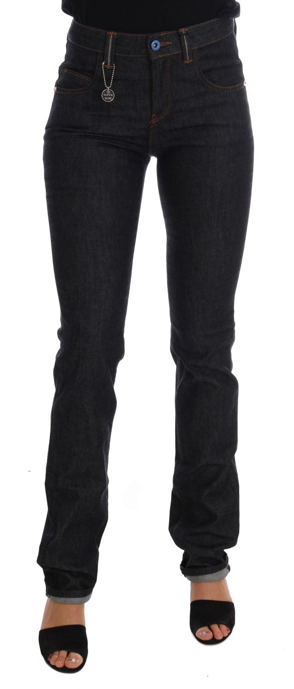 Costume National Blue Katoenen Stretch Slim Fit Jeans