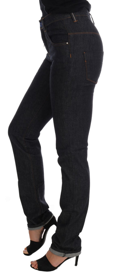 Costume National Blue Katoenen Stretch Slim Fit Jeans
