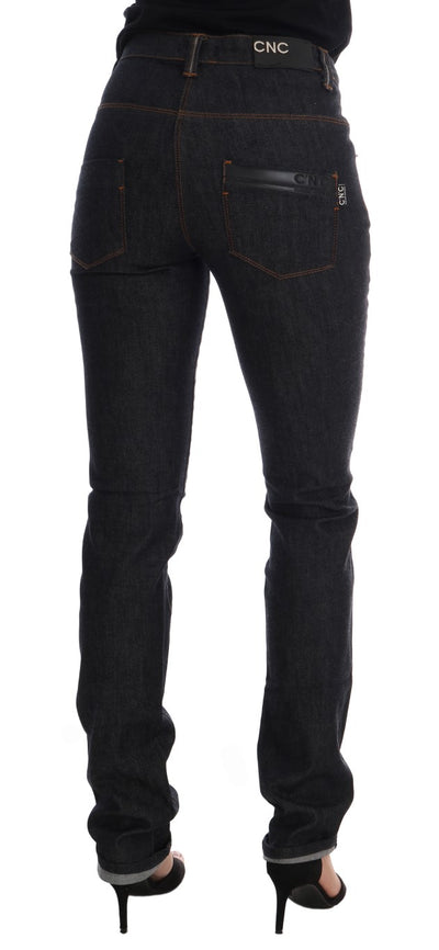 Costume National Blue Katoenen Stretch Slim Fit Jeans