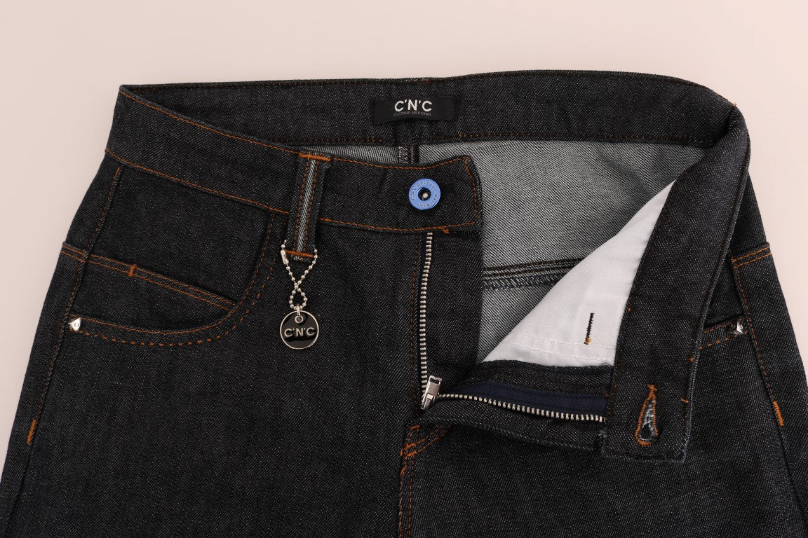 Costume National Blue Katoenen Stretch Slim Fit Jeans
