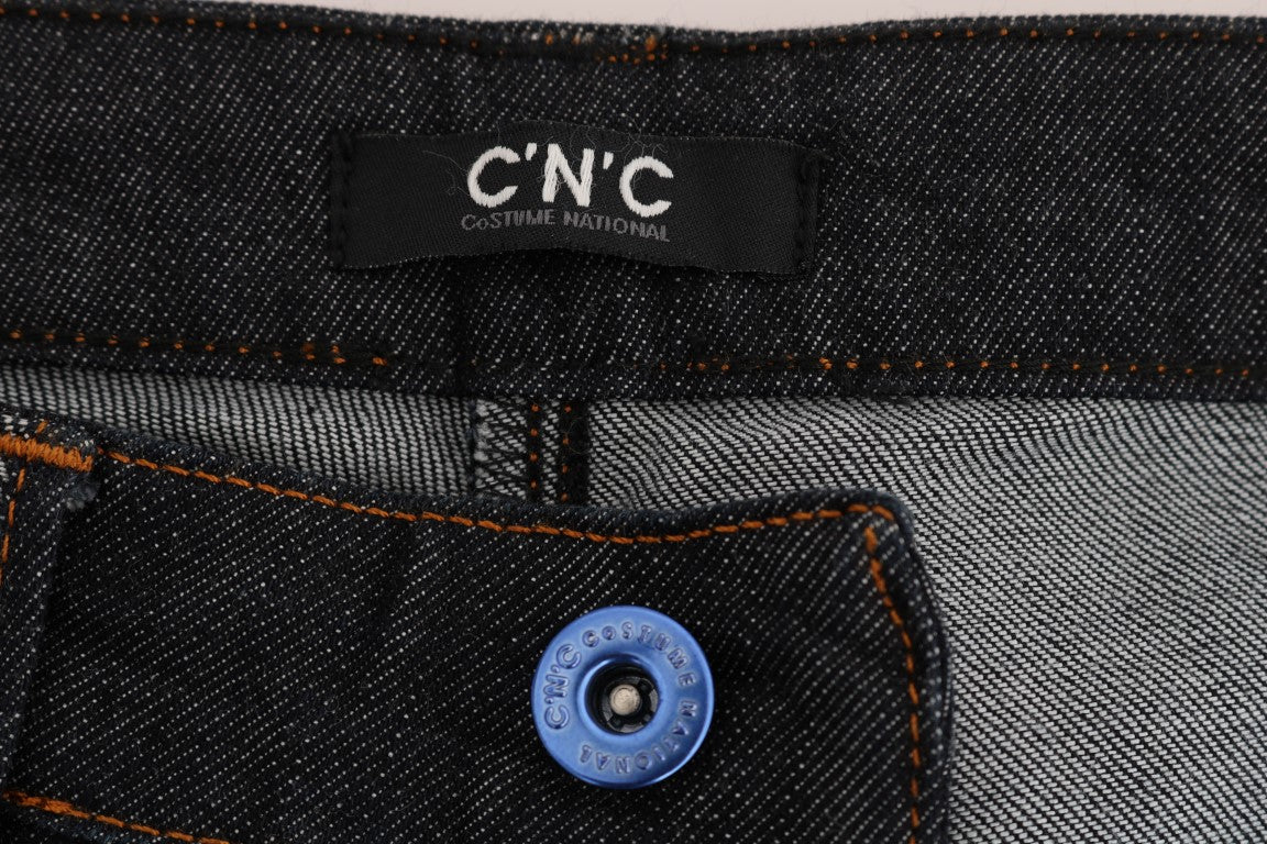 Costume National Blue Katoenen Stretch Slim Fit Jeans