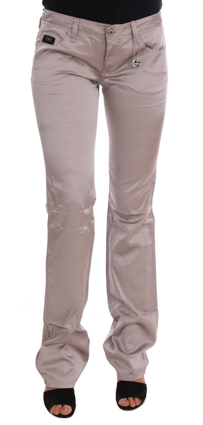 Costume National Beige Katoenen Slim Fit Jeans