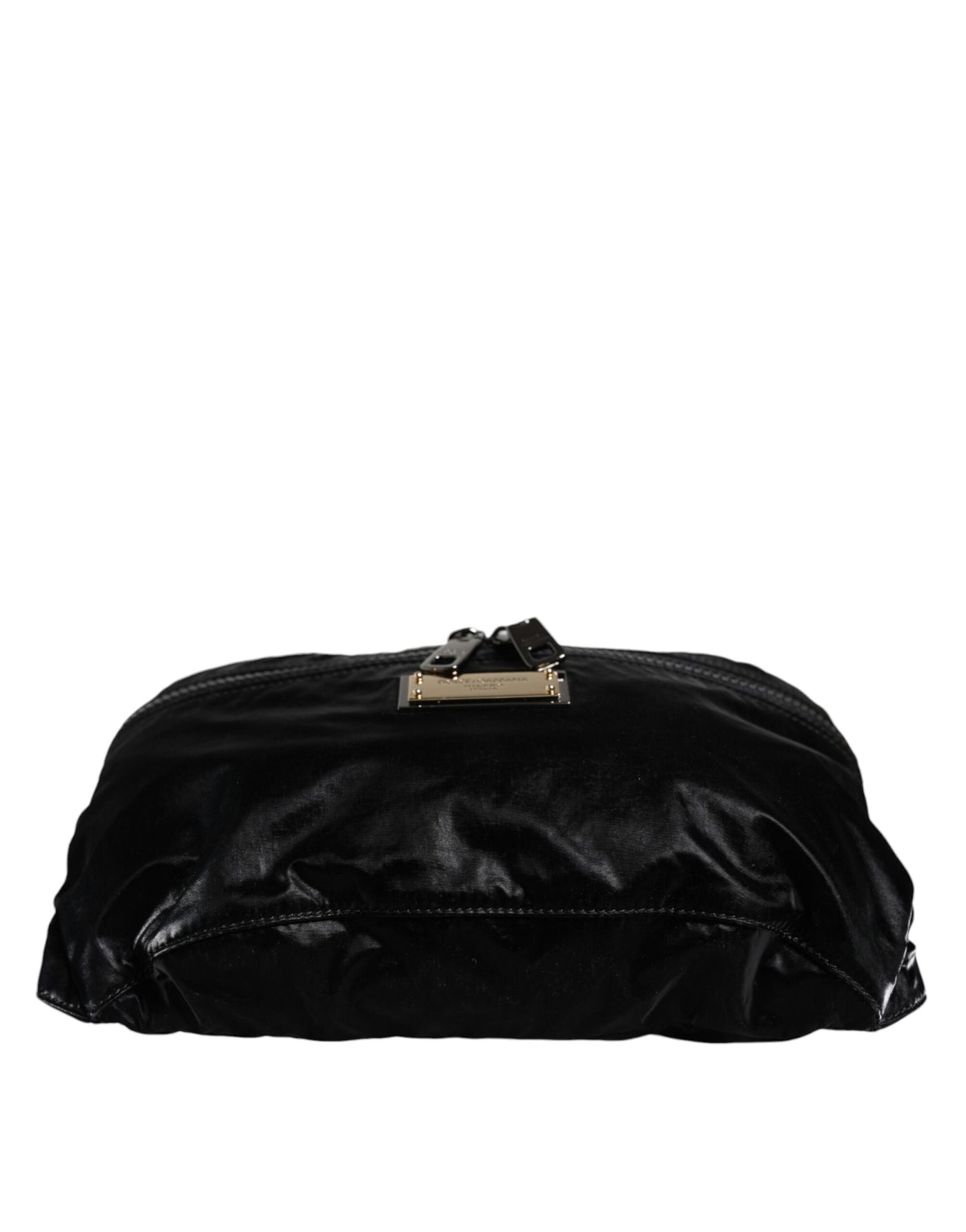 Sac banane ceinture en nylon noir Dolce &amp; Gabbana
