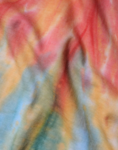 Dolce &amp; Gabbana Multicolor Tie-Dye Logo Katoenen T-shirt