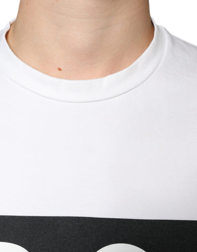 Dolce &amp; Gabbana wit katoenen DG-logoprint casual T-shirt