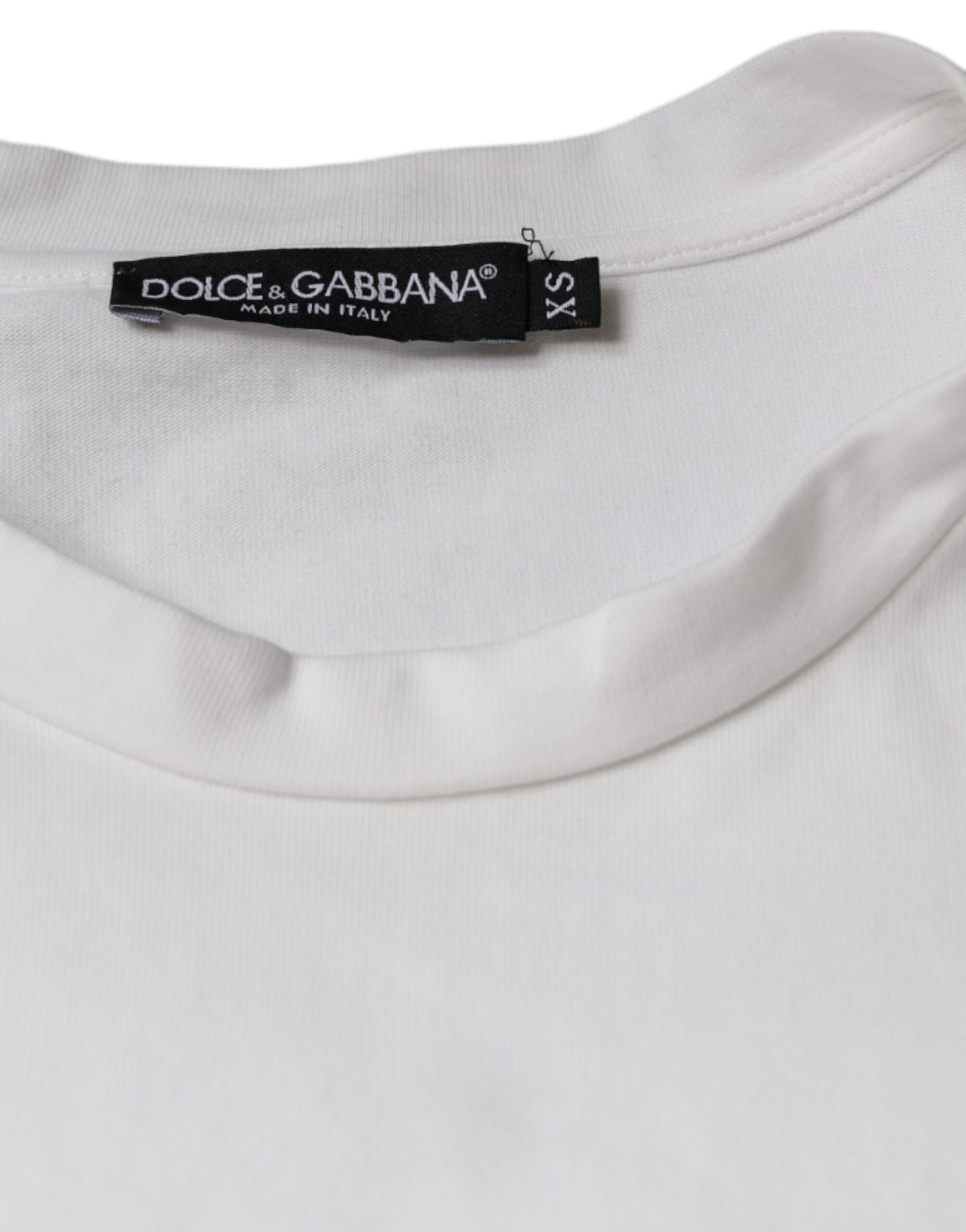 Dolce &amp; Gabbana wit katoenen DG-logoprint casual T-shirt