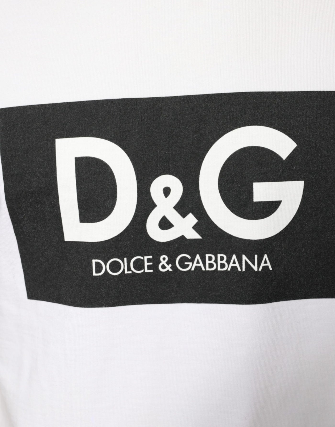 Dolce &amp; Gabbana wit katoenen DG-logoprint casual T-shirt