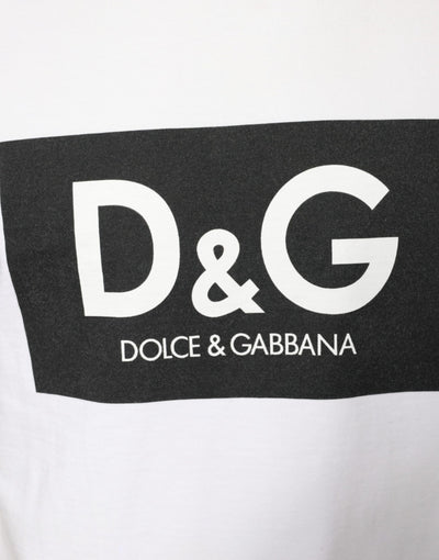 Dolce &amp; Gabbana wit katoenen DG-logoprint casual T-shirt