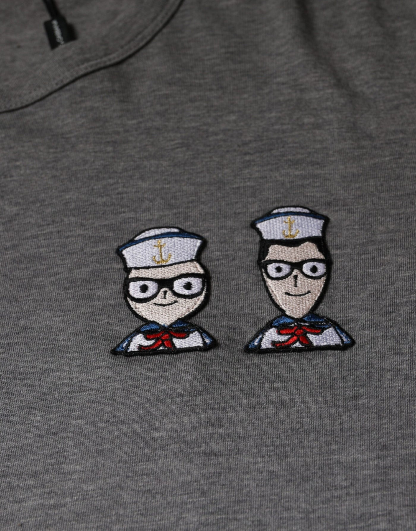 Dolce &amp; Gabbana grijs katoenen #DGFamily T-shirt met korte mouwen