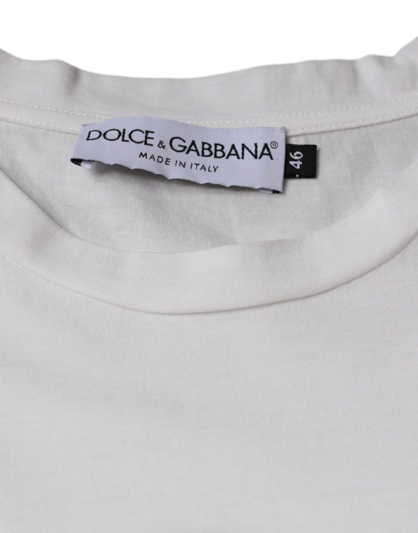 Dolce &amp; Gabbana wit katoenen DG-logoprint casual T-shirt