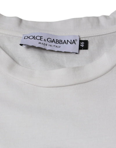 Dolce &amp; Gabbana wit katoenen DG-logoprint casual T-shirt