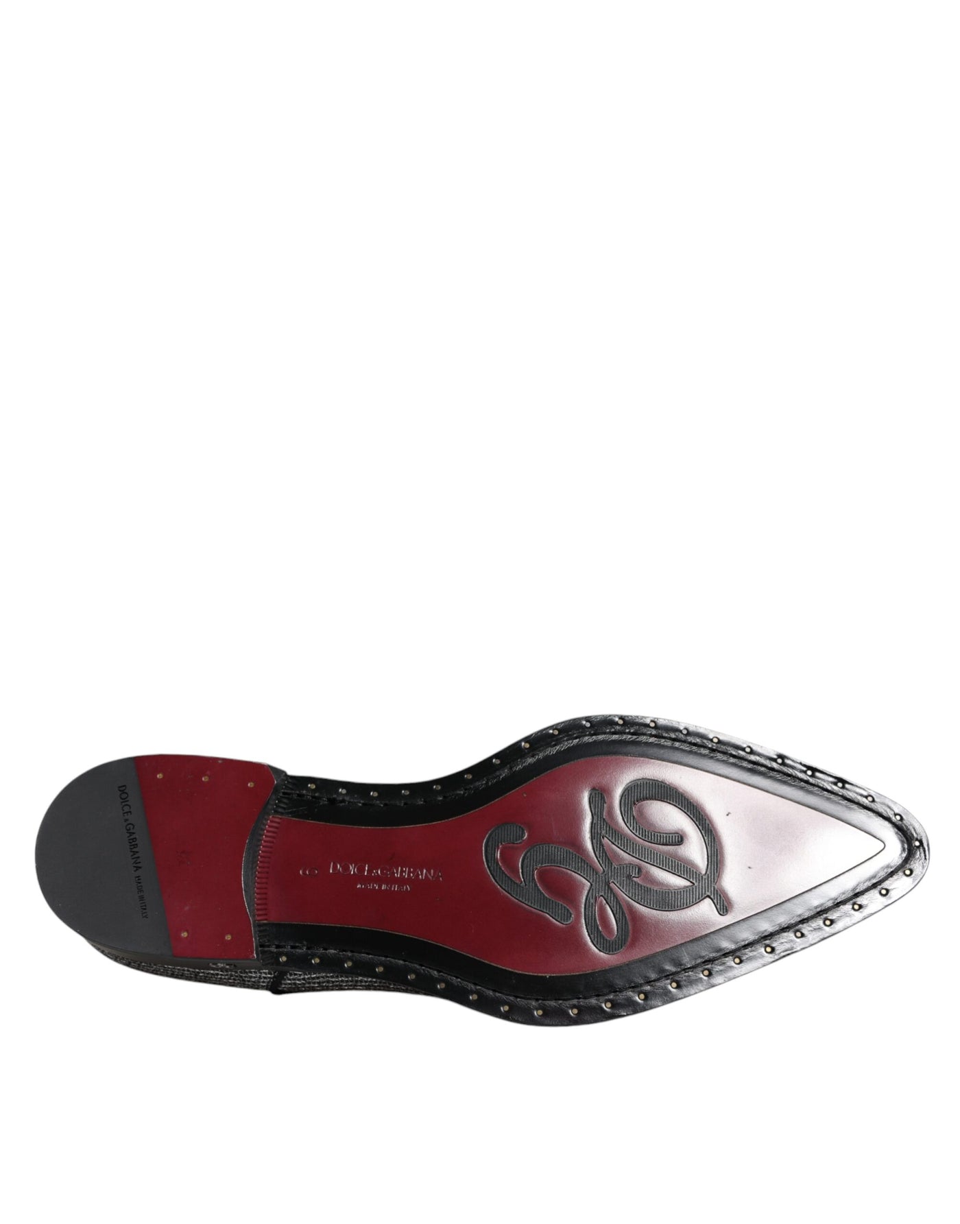 Dolce &amp; Gabbana Zilveren Polyurethaan Derby Formele Schoenen