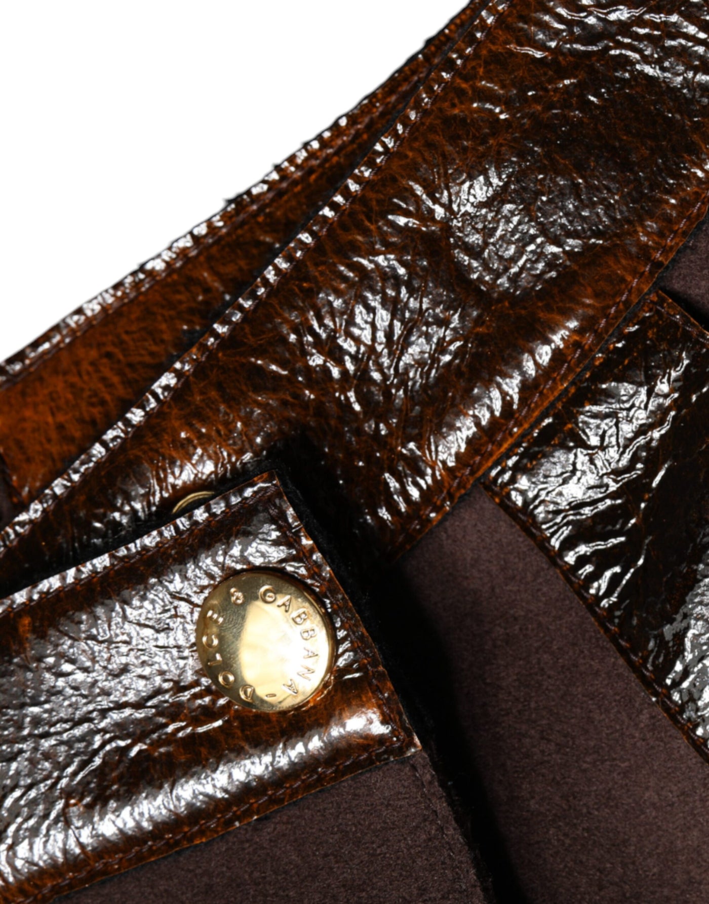 Dolce &amp; Gabbana Bruine Maagdelijke Wol Mid Taille A-lijn Minirok