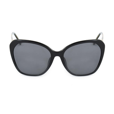 Lunettes de soleil Jimmy Choo en métal noir
