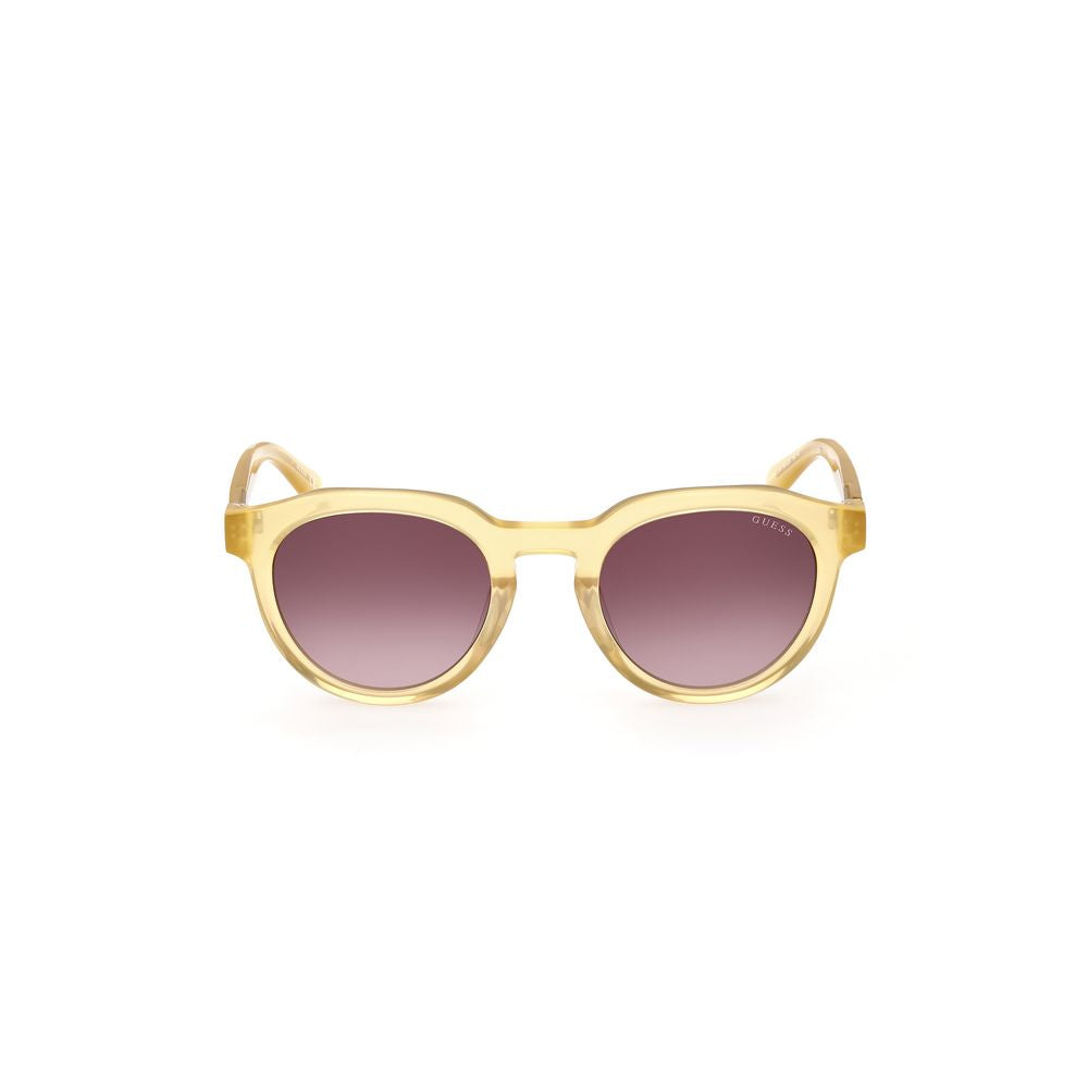 Lunettes de soleil Guess en plastique jaune