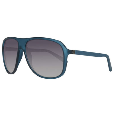 Lunettes de soleil Guess en plastique bleu