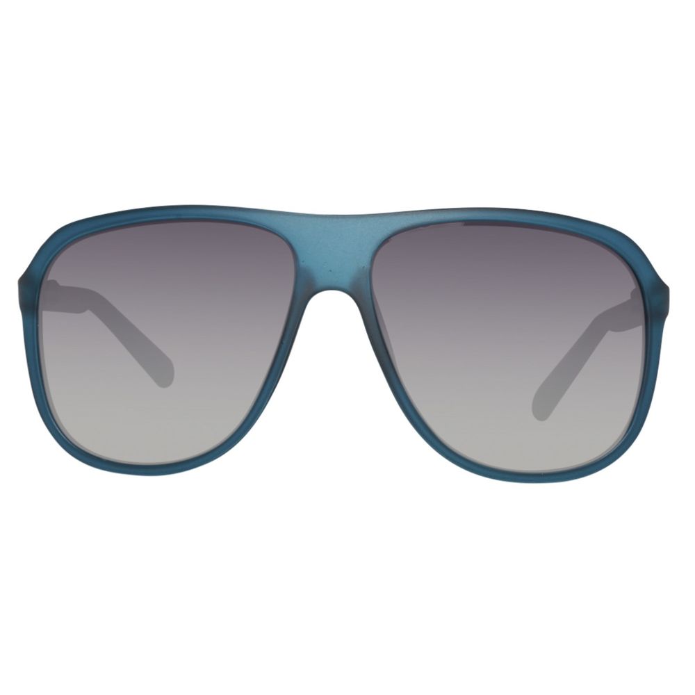 Lunettes de soleil Guess en plastique bleu