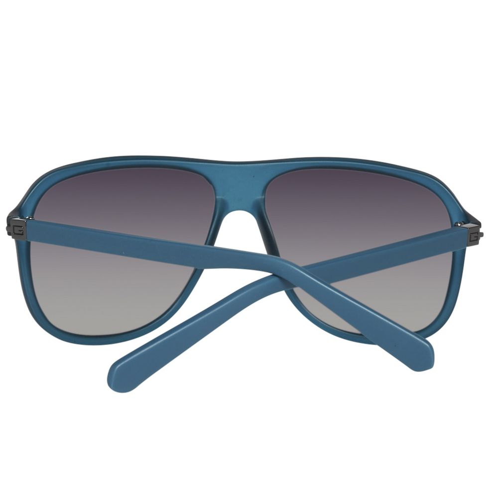 Lunettes de soleil Guess en plastique bleu