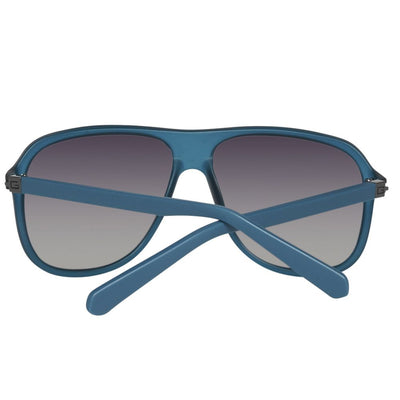Lunettes de soleil Guess en plastique bleu