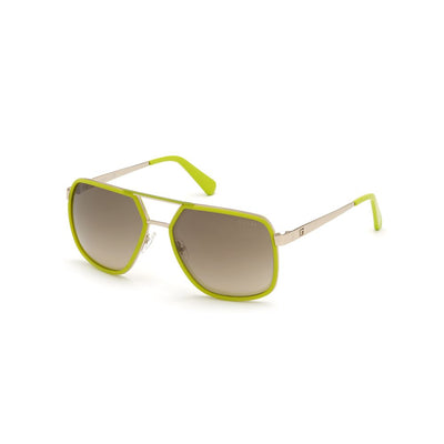 Lunettes de soleil Guess en métal vert