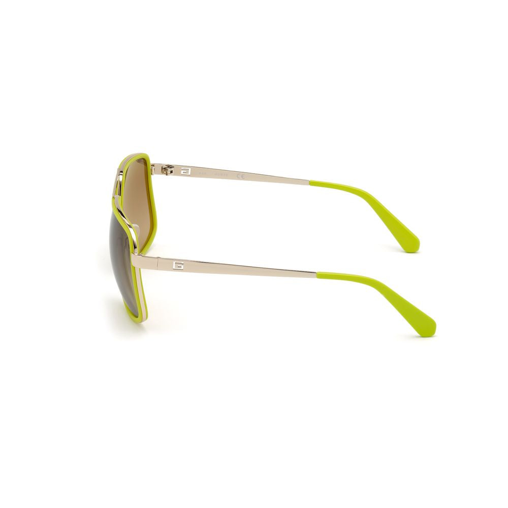 Lunettes de soleil Guess en métal vert