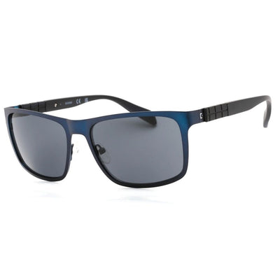Lunettes de soleil Guess en métal bleu
