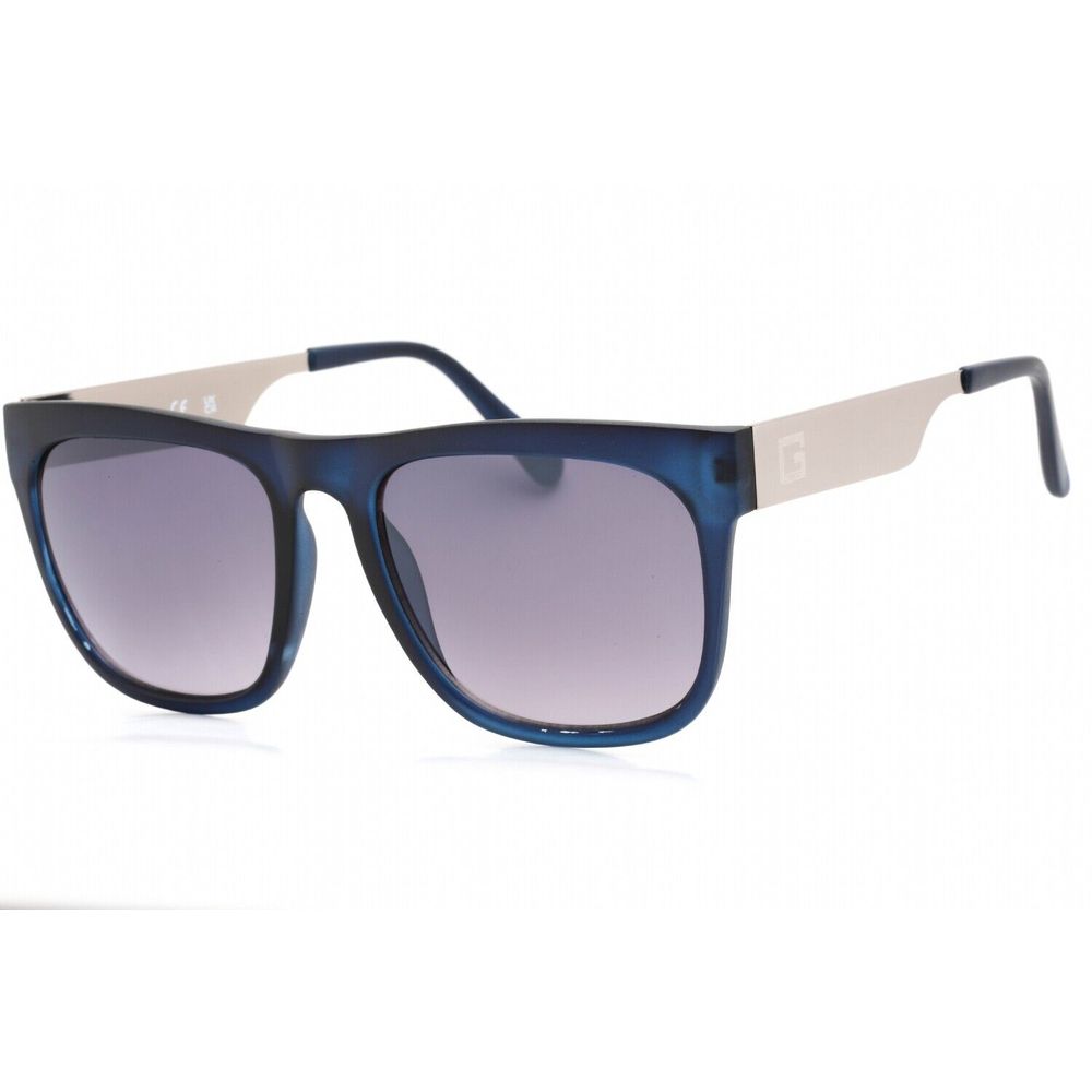 Lunettes de soleil Guess en métal bleu