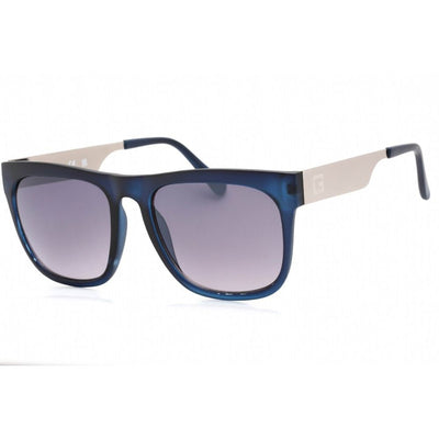 Lunettes de soleil Guess en métal bleu