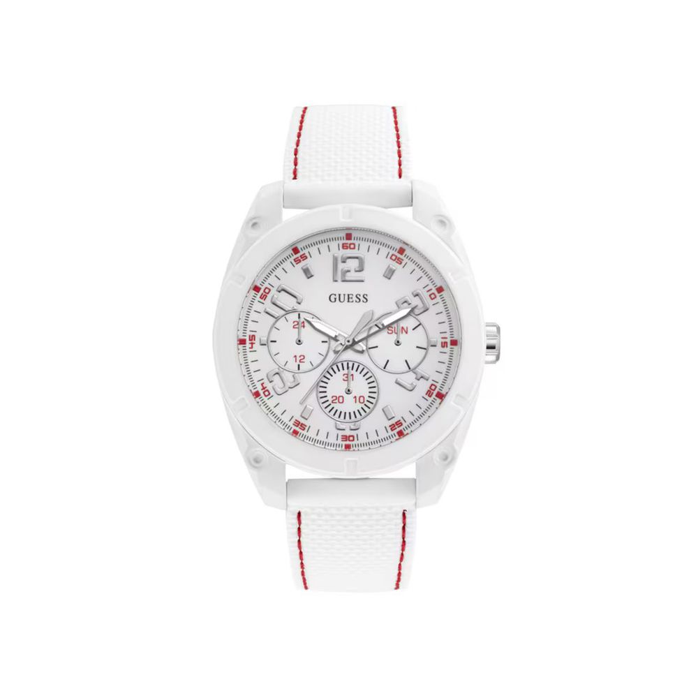 Montre Guess en résine blanche