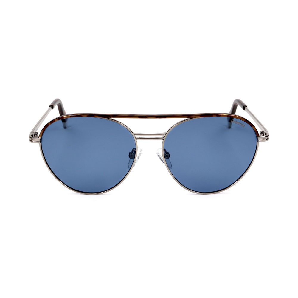 Lunettes de soleil Polaroid en métal argenté