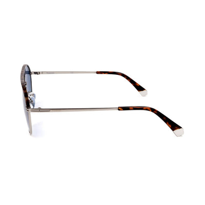 Lunettes de soleil Polaroid en métal argenté