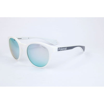 Lunettes de soleil Polaroid en caoutchouc blanc