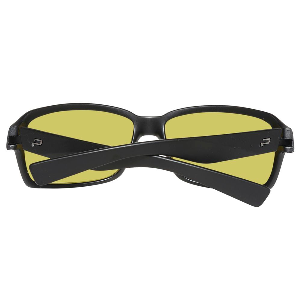 Lunettes de soleil Polaroid noires injectées