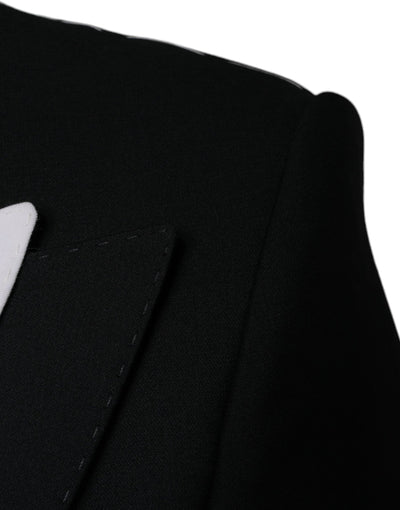 Blazer simple boutonnage noir et blanc Dolce &amp; Gabbana
