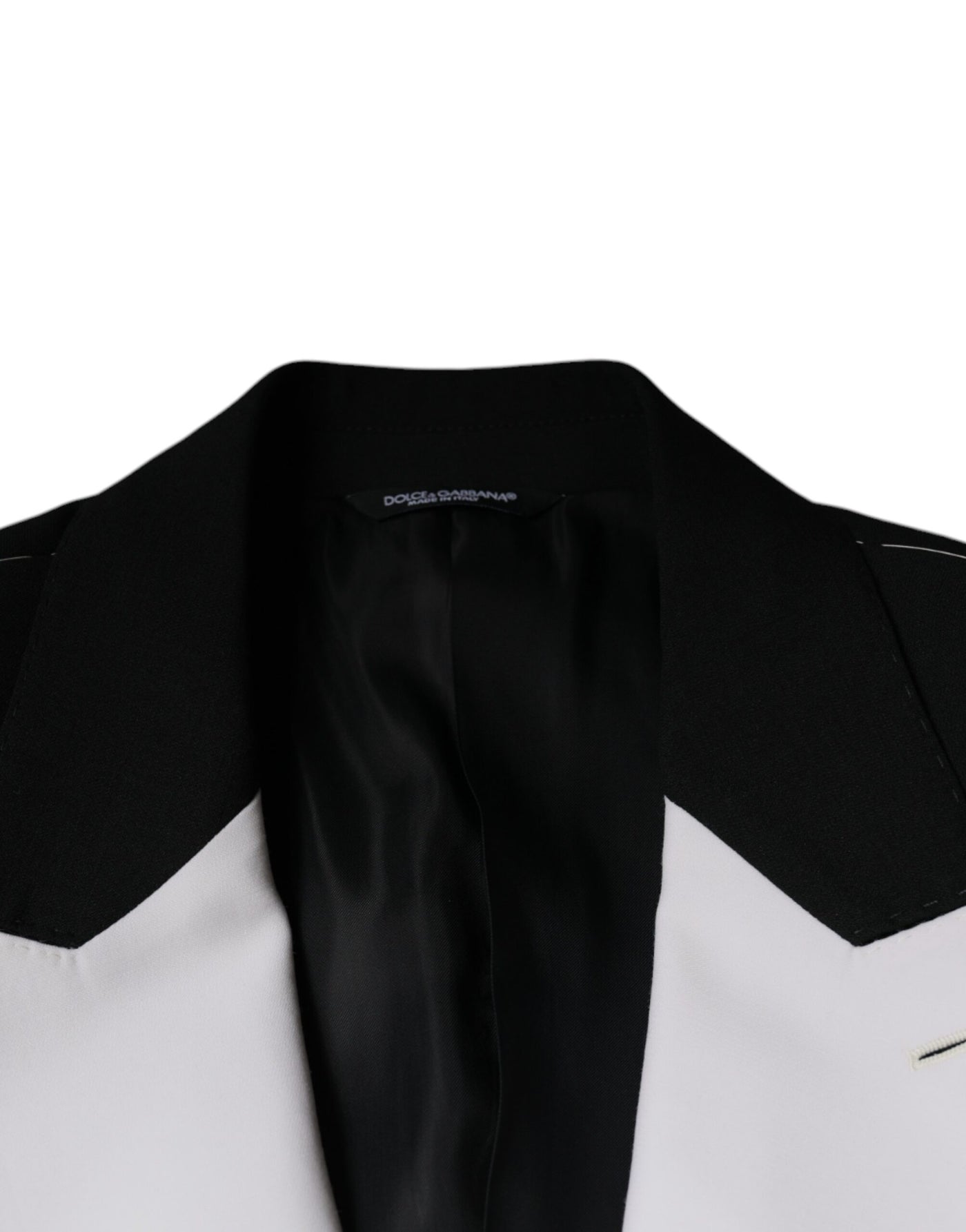 Blazer simple boutonnage noir et blanc Dolce &amp; Gabbana