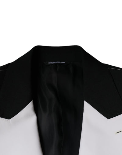 Blazer simple boutonnage noir et blanc Dolce &amp; Gabbana