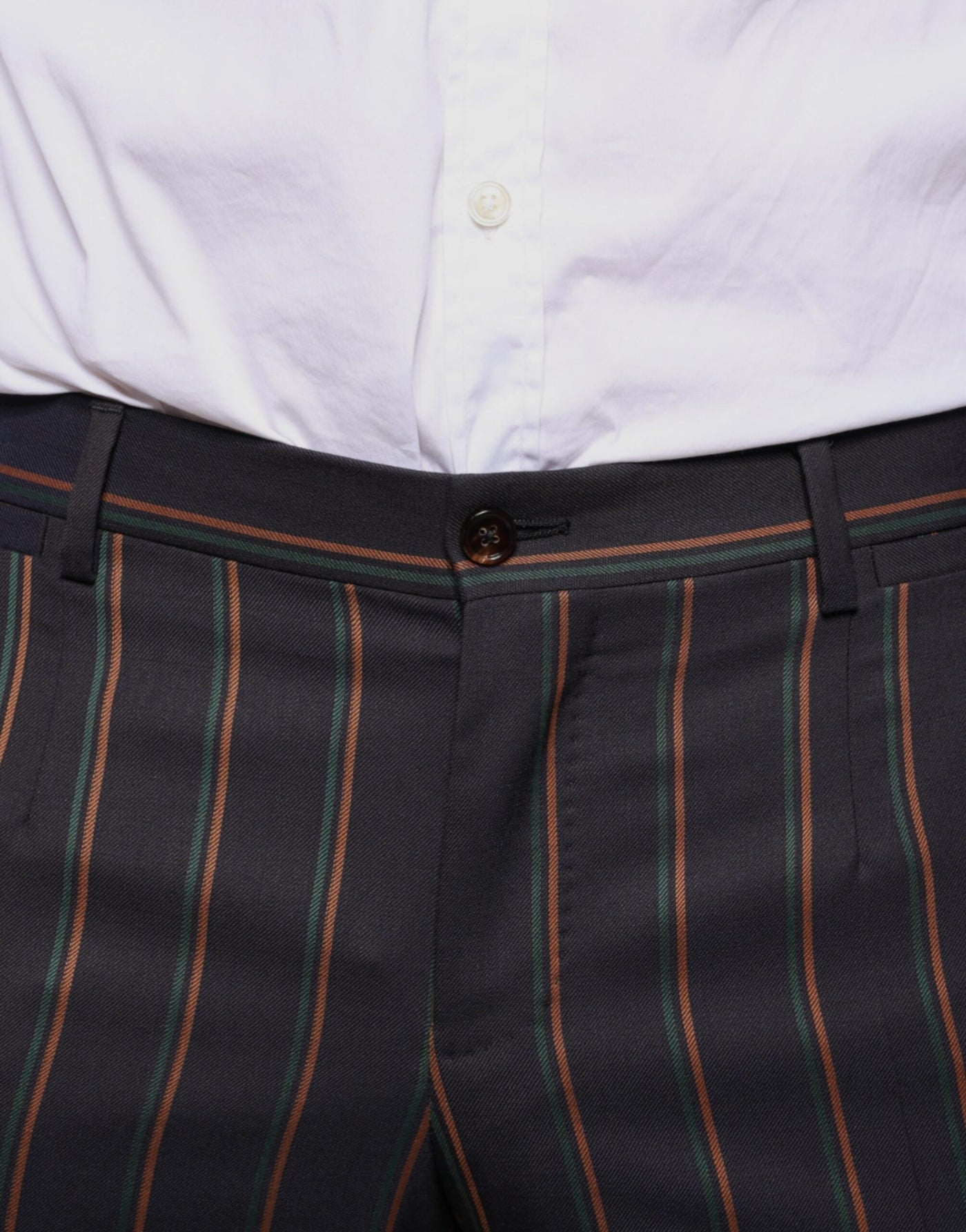 Dolce &amp; Gabbana Bruine Strepen Skinny Heren Broek